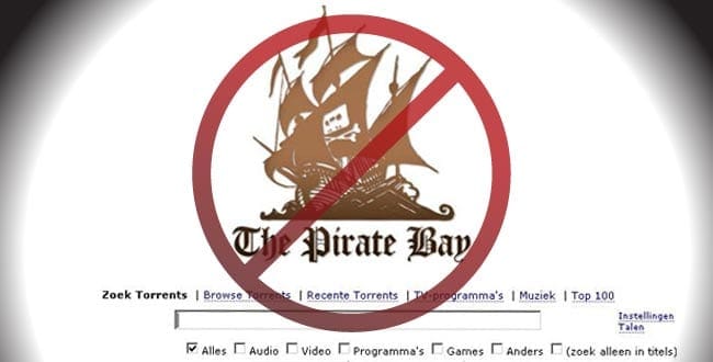 Blokkage The Pirate Bay