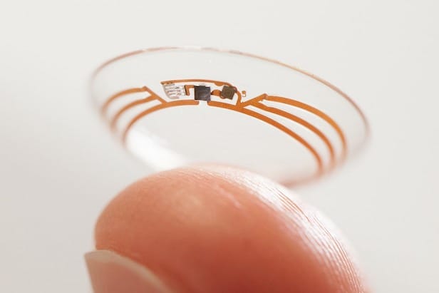 Slimme contactlens van Google Life Sciences