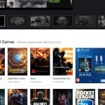 Twitch.tv homescreen