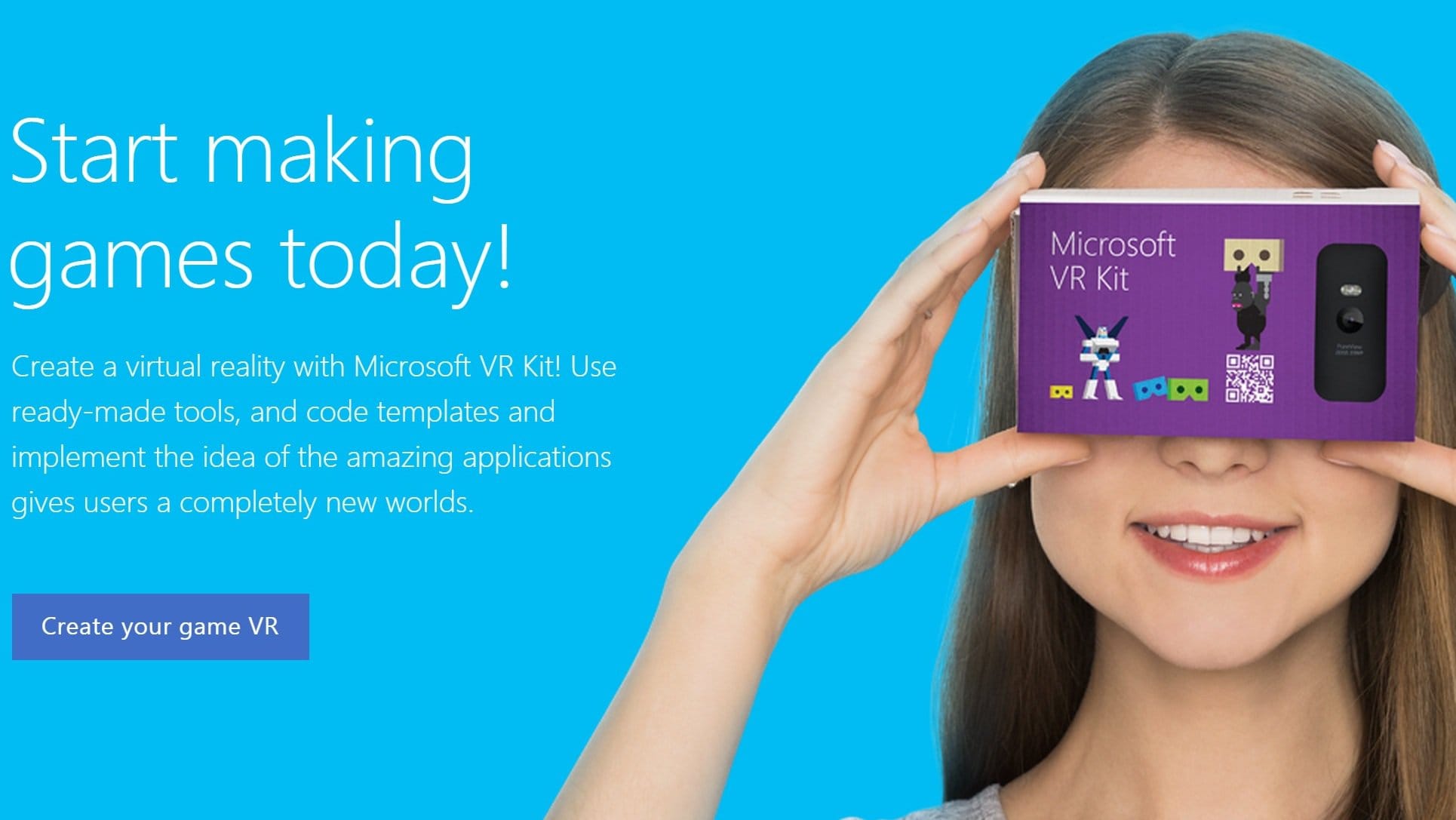 VR Kit Microsoft Google Cardboard