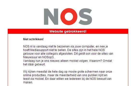 NOS.nl geblokkeerd