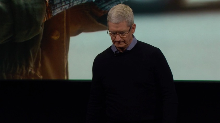 Tim Cook op Apple Event
