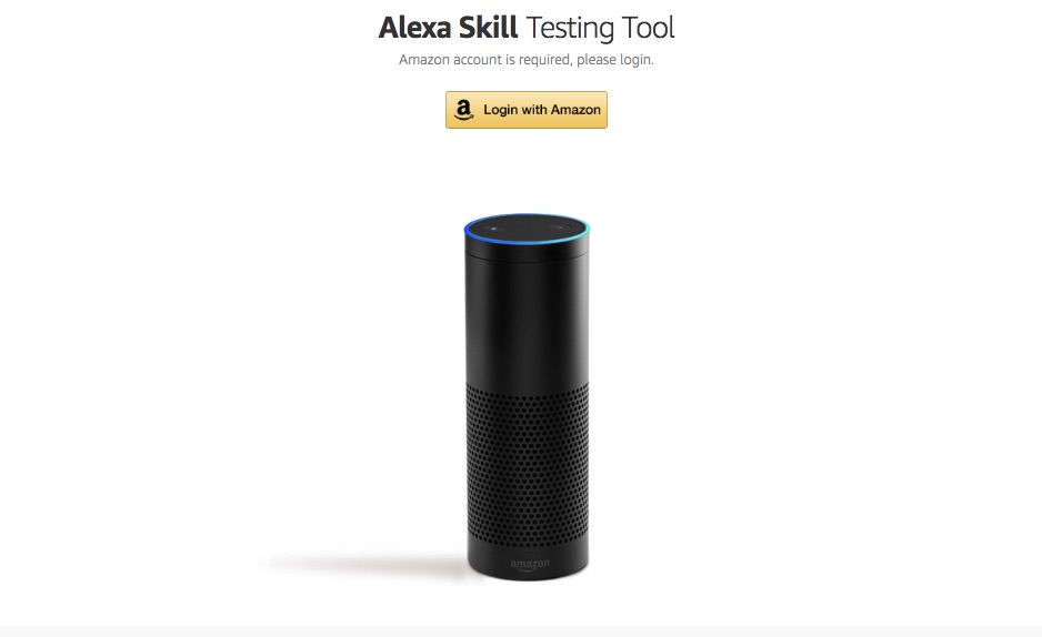 Alexa Skill Testing Tool