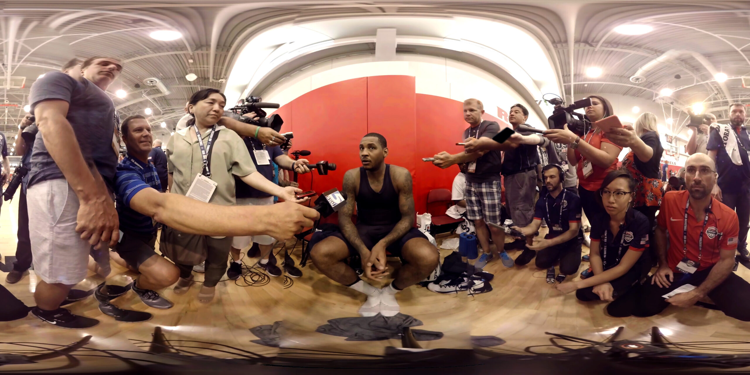 Samsung VR 360 basketball