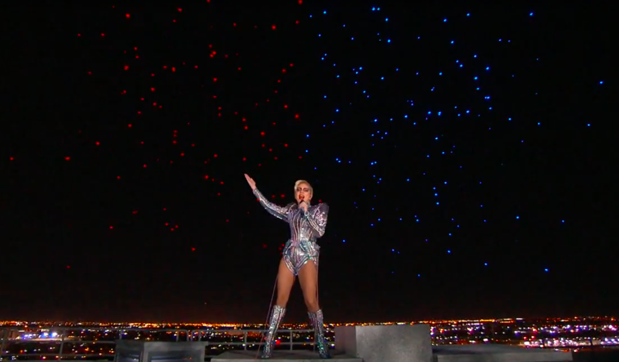 Lady Gaga drones Super Bowl