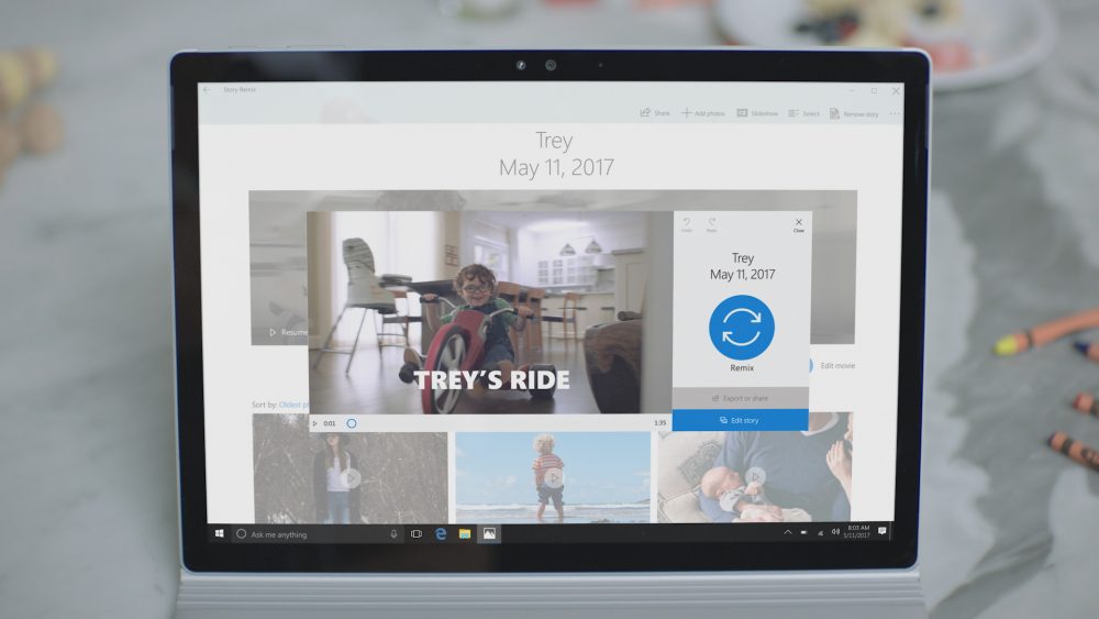 Microsoft Story Remix