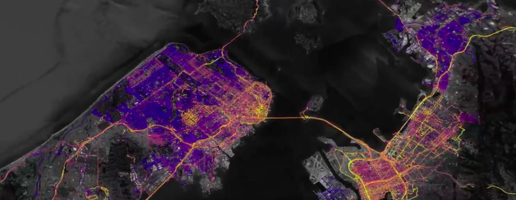 Luchtvervuiling Google Earth