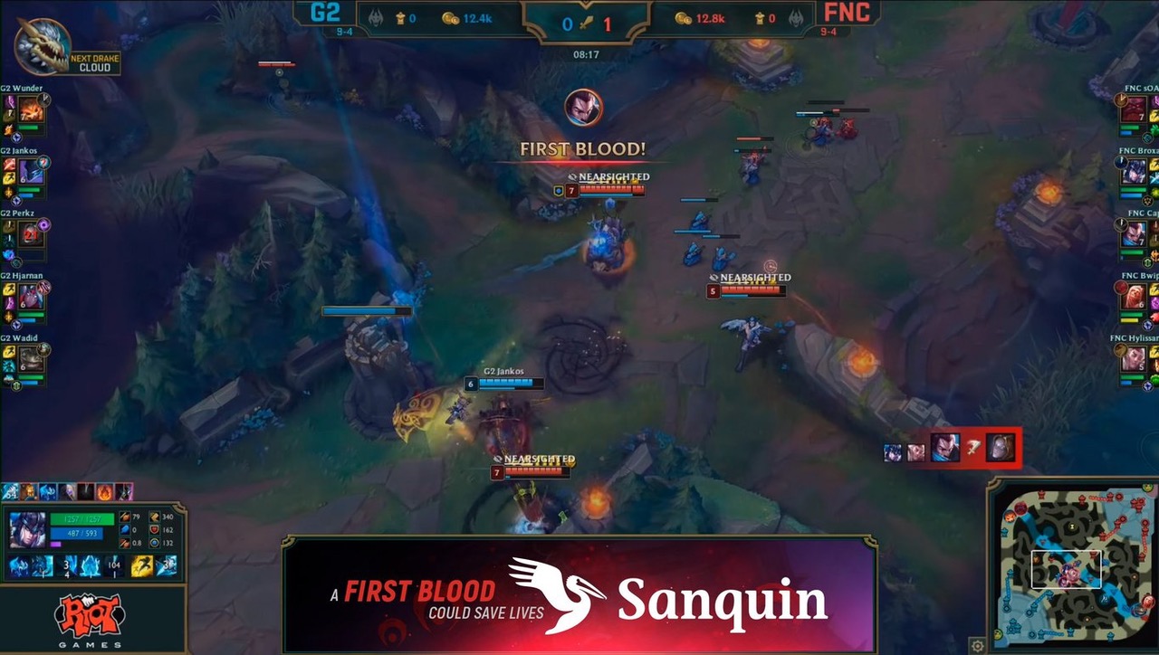 Sanqin, Riot Games, League of Legends