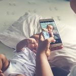 Smartphone, medische app, app, kind, foto