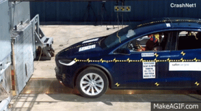 Tesla Model X crash-test