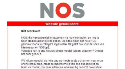 NOS.nl geblokkeerd