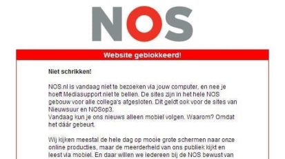 NOS.nl geblokkeerd