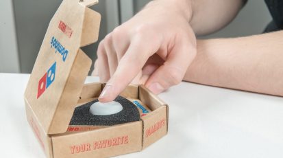 Domino's launches The Limited Edition Easy Order button allowing pizza lovers to order their favourite pizza straight to their door at the touch of a button.