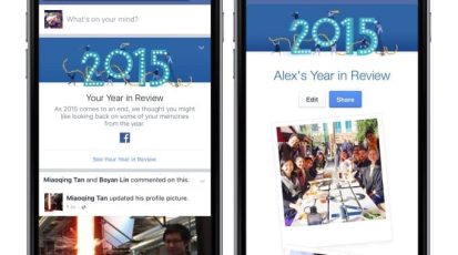Facebook jaaroverzicht 2015