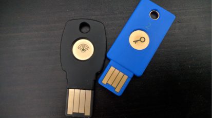 Fysieke beveiligingssleutels