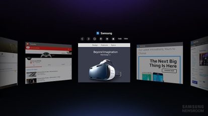 Gear VR browser start