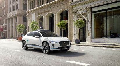 Jaguar en Waymo-autonome-auto