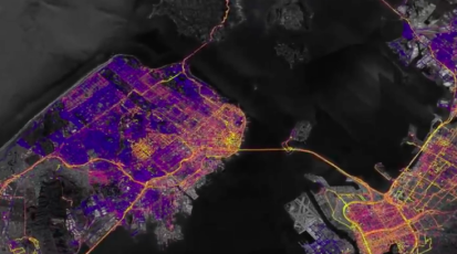 Luchtvervuiling Google Earth