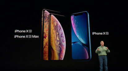 iPhone Xs, Xs Max en Xr