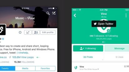 Twitter en Vine