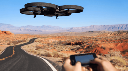 drones desert drone vliegende drone