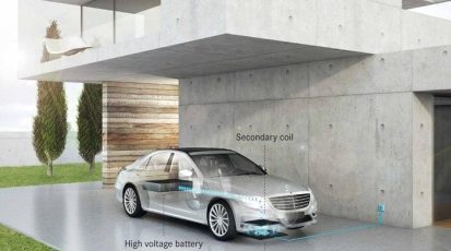 Mercedes-Benz S550e Qualcomm Halo draadloos opladen