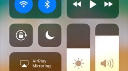 Controlcenter iOS 11