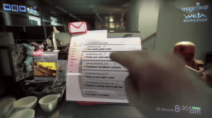 magic leap AR experience mail