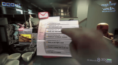 magic leap AR experience mail