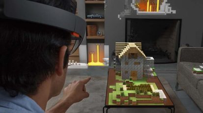 microsoft hololens minecraft
