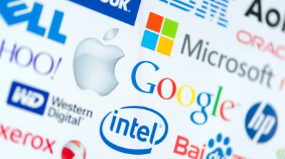 Tech-giganten, Intel, Google, Apple, Microsoft,