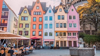 29,July,2022,,Cologne,,Germany:,Fish,Market,Square,With,Tourists